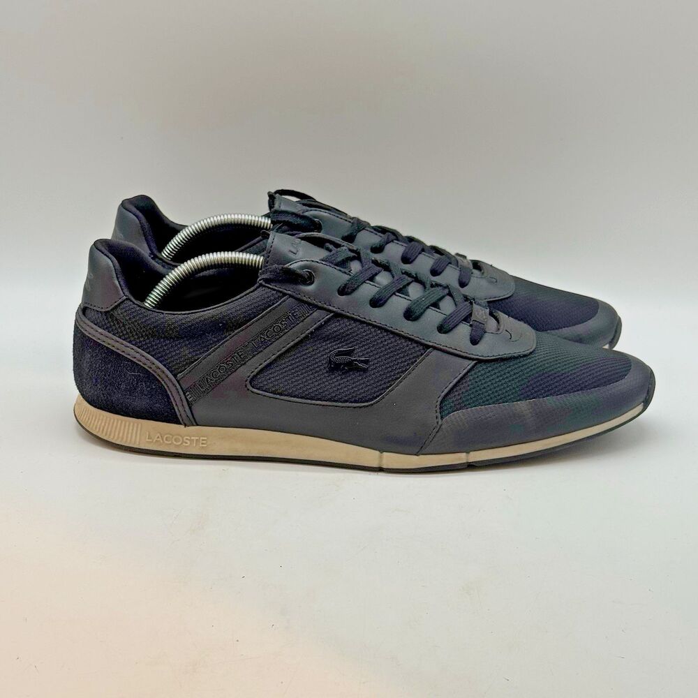 Lacoste Menerva 222 1 CMA Sport Shoes Men's 13 Black Textile Lifestyle Sneakers